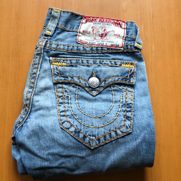 True Religion Other - Authentic Super T True Religion Jeans - Light Wash